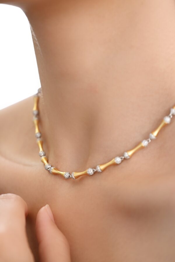 Sandblasting Bamboo Necklace - Image 5