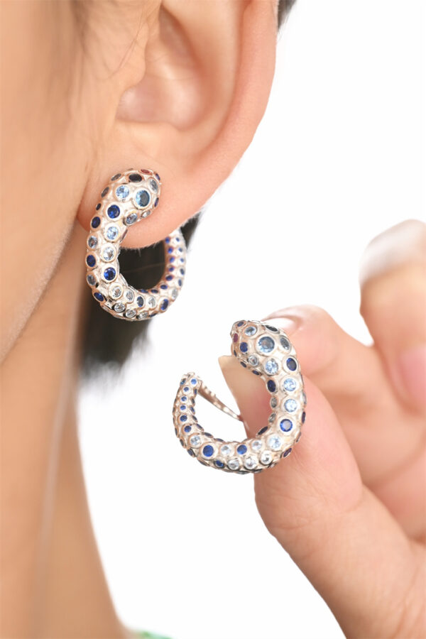 Advanced sensory disc snake earrings - Image 2